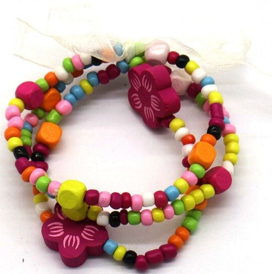 Bracelet set 3 pcs multicolores